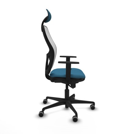 Sedia Ufficio con Poggiatesta Jorquera Piqueras y Crespo 1D036G1 Bianc 2