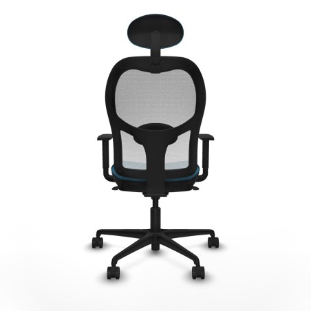 Sedia Ufficio con Poggiatesta Jorquera Piqueras y Crespo 1D036N1 Bianc