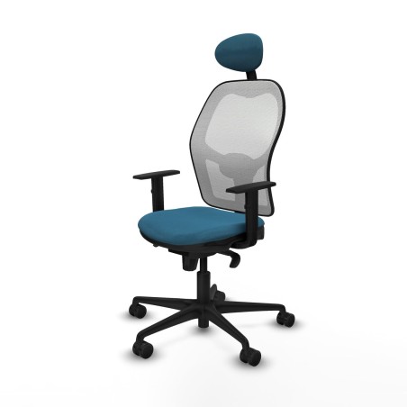 Sedia Ufficio con Poggiatesta Jorquera Piqueras y Crespo 1D036N1 Bianc