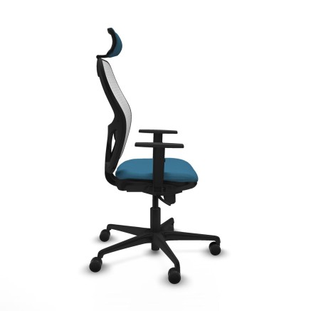 Chaise de Bureau avec Appui-tête Piqueras y Crespo 1D036N2 Blanc Vert 2