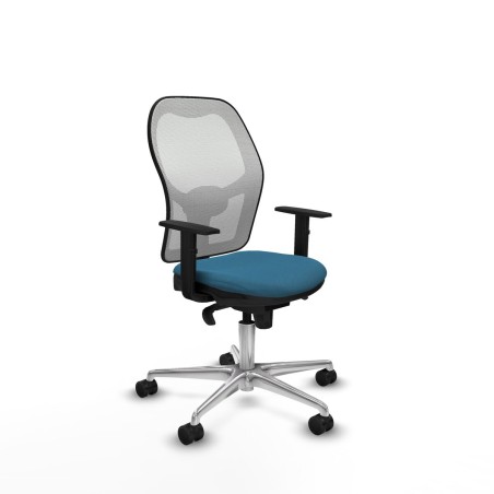 Chaise de Bureau Piqueras y Crespo 1D086N0 Blanc Vert pétrole