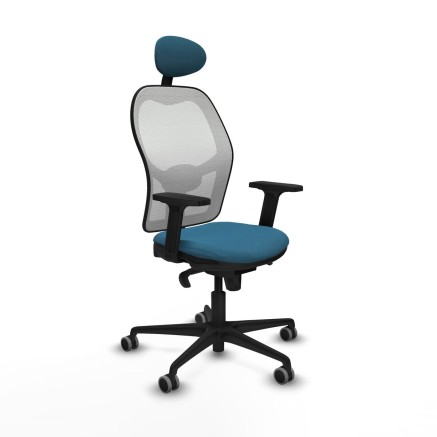 Chaise de Bureau avec Appui-tête Piqueras y Crespo 2D036G1 Blanc Vert