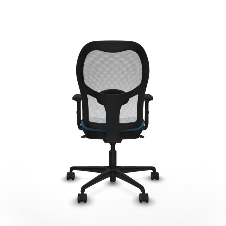 Sedia da Ufficio Piqueras y Crespo 2D036N0 Bianco Verde petrolio