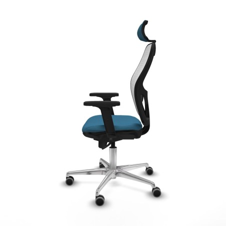 Sedia Ufficio con Poggiatesta Piqueras y Crespo 2D086G2 Bianco Verde p