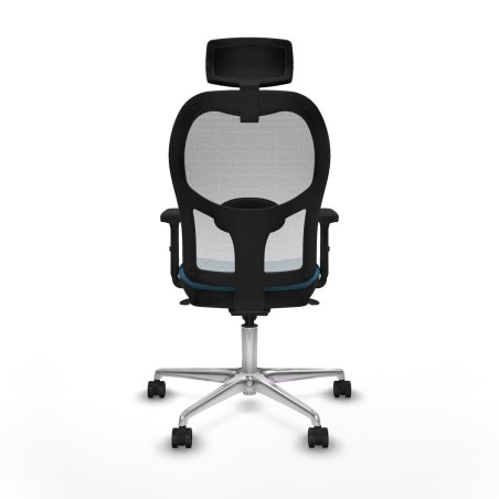 Chaise de Bureau avec Appui-tête Piqueras y Crespo 2D086N2 Blanc Vert