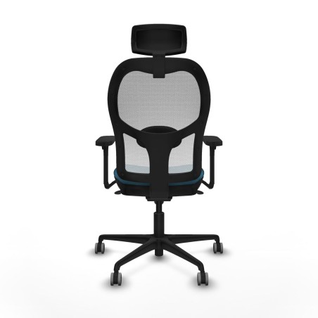 Sedia Ufficio con Poggiatesta Piqueras y Crespo 3D036G2 Bianco Verde p