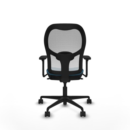 Sedia da Ufficio Piqueras y Crespo 3D036N0 Bianco Verde petrolio