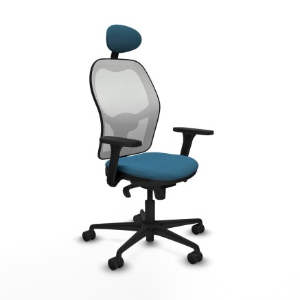 Chaise de Bureau avec Appui-tête Piqueras y Crespo 3D036N1 Blanc Vert