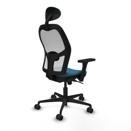 Sedia Ufficio con Poggiatesta Piqueras y Crespo 3D036N1 Bianco Verde p