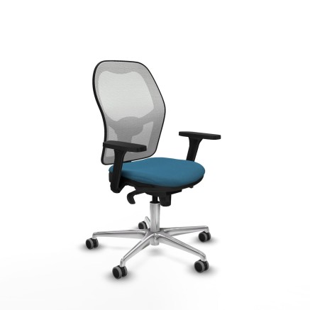 Chaise de Bureau Piqueras y Crespo 3D086G0 Blanc Vert pétrole