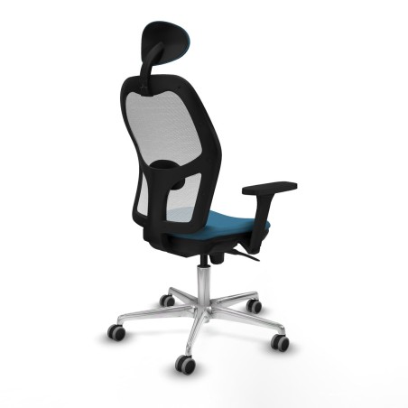 Chaise de Bureau avec Appui-tête Piqueras y Crespo 3D086G1 Blanc Vert