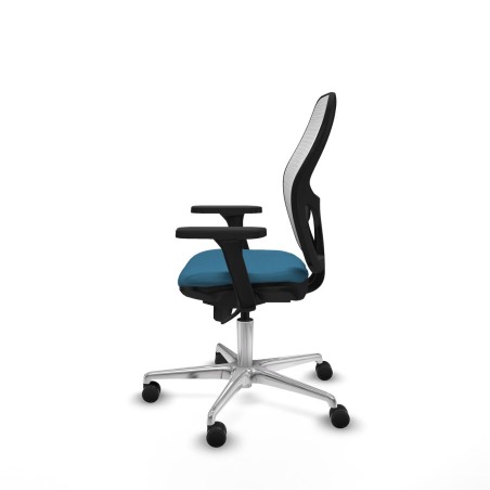 Sedia da Ufficio Piqueras y Crespo 3D086N0 Bianco Verde petrolio