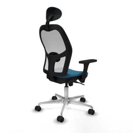 Sedia Ufficio con Poggiatesta Piqueras y Crespo 3D086N1 Bianco Verde p