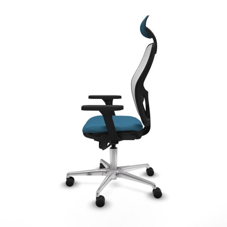 Sedia Ufficio con Poggiatesta Piqueras y Crespo 3D086N1 Bianco Verde p