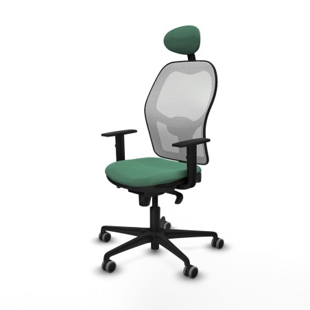 Office Chair with Headrest Jorquera Piqueras y Crespo 1D036G1 Emerald