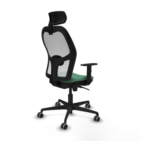 Sedia Ufficio con Poggiatesta Piqueras y Crespo 1D036G2 Verde Smeraldo