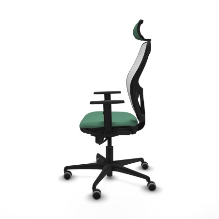 Sedia Ufficio con Poggiatesta Piqueras y Crespo 1D036G2 Verde Smeraldo
