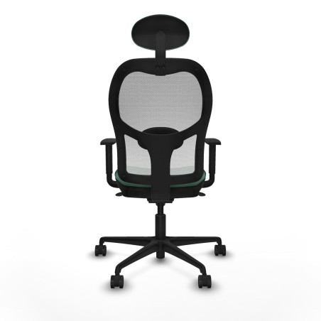Sedia Ufficio con Poggiatesta Jorquera Piqueras y Crespo 1D036N1 Verde