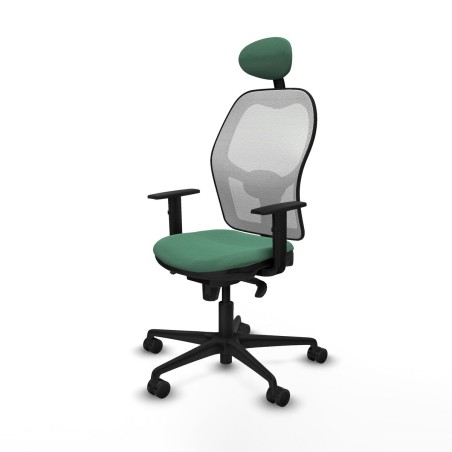 Sedia Ufficio con Poggiatesta Jorquera Piqueras y Crespo 1D036N1 Verde