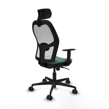 Sedia Ufficio con Poggiatesta Piqueras y Crespo 1D036N2 Verde Smeraldo