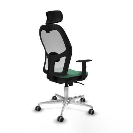 Office Chair with Headrest Piqueras y Crespo 1D086G2 Emerald Green