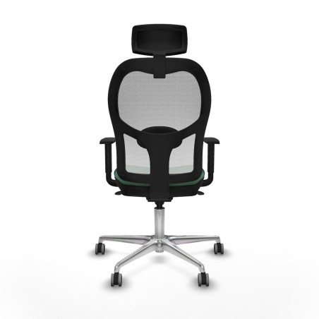 Office Chair with Headrest Piqueras y Crespo 1D086G2 Emerald Green