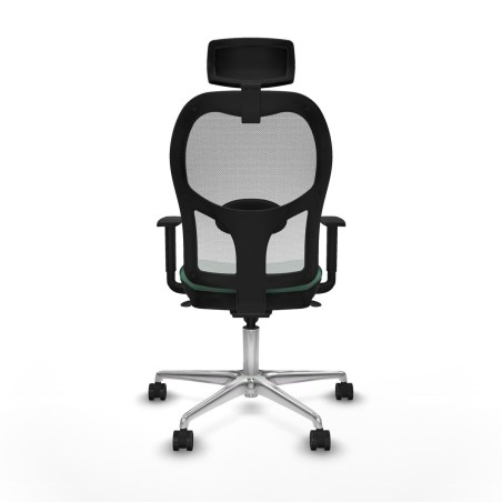 Chaise de Bureau avec Appui-tête Piqueras y Crespo 1D086N2 Vert émer