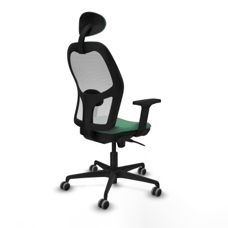 Sedia Ufficio con Poggiatesta Piqueras y Crespo 2D036G1 Verde Smeraldo
