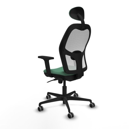 Chaise de Bureau avec Appui-tête Piqueras y Crespo 2D036G1 Vert émer