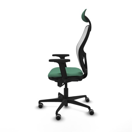 Sedia Ufficio con Poggiatesta Piqueras y Crespo 2D036G1 Verde Smeraldo