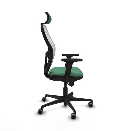 Chaise de Bureau avec Appui-tête Piqueras y Crespo 2D036G2 Vert émer 2