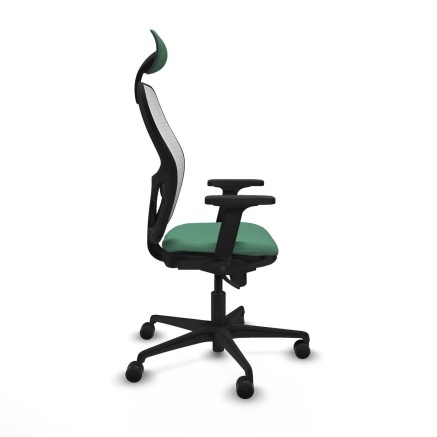 Chaise de Bureau avec Appui-tête Piqueras y Crespo 2D036N1 Vert émer 2