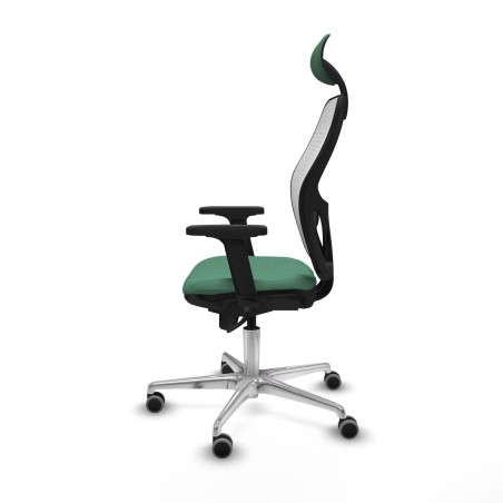 Sedia Ufficio con Poggiatesta Piqueras y Crespo 2D086G1 Verde Smeraldo