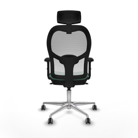 Office Chair with Headrest Piqueras y Crespo 2D086G2 Emerald Green