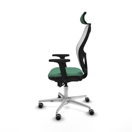 Office Chair with Headrest Piqueras y Crespo 2D086G2 Emerald Green