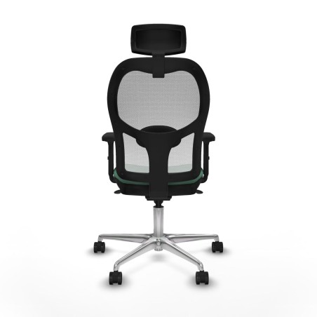 Chaise de Bureau avec Appui-tête Piqueras y Crespo 2D086N2 Vert émer