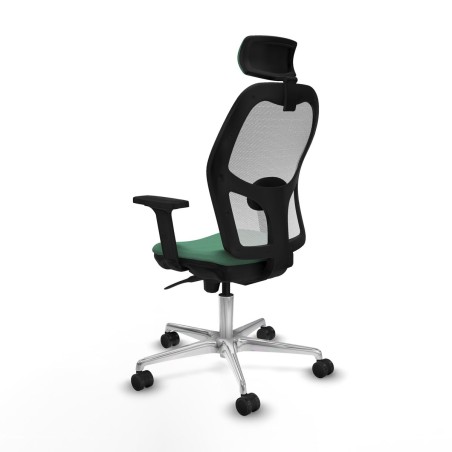 Chaise de Bureau avec Appui-tête Piqueras y Crespo 2D086N2 Vert émer