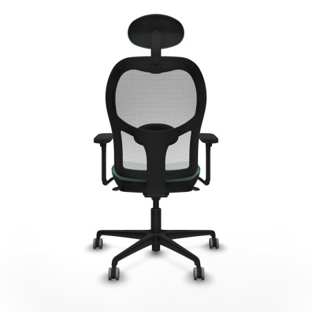 Chaise de Bureau avec Appui-tête Piqueras y Crespo 3D036G1 Vert émer