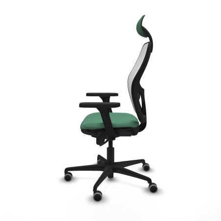 Chaise de Bureau avec Appui-tête Piqueras y Crespo 3D036G1 Vert émer
