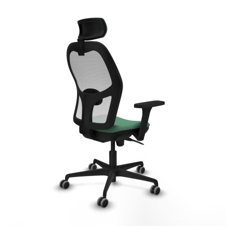 Sedia Ufficio con Poggiatesta Piqueras y Crespo 3D036G2 Verde Smeraldo