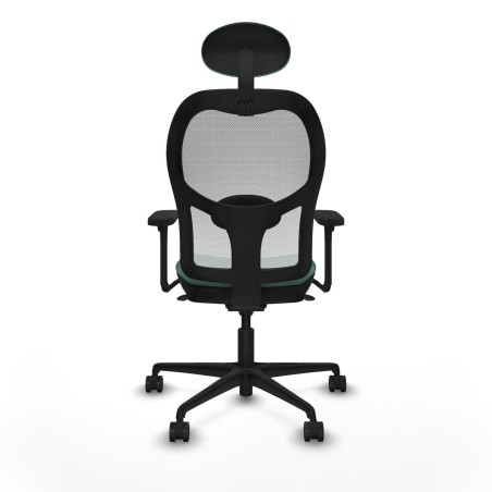Chaise de Bureau avec Appui-tête Piqueras y Crespo 3D036N1 Vert émer