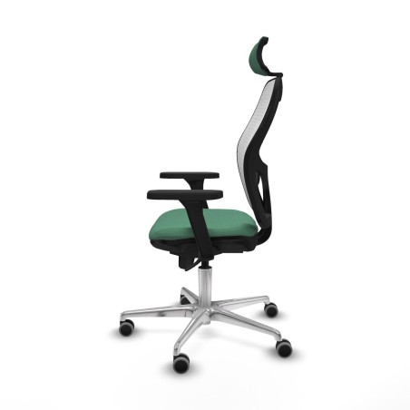 Chaise de Bureau avec Appui-tête Piqueras y Crespo 3D086G2 Vert émer