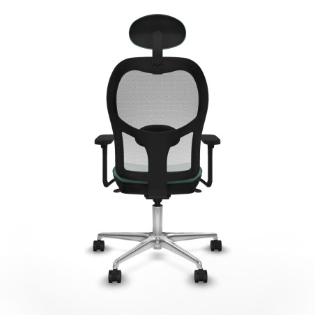 Bürostuhl mit Kopfstütze Piqueras y Crespo 3D086N1 Smaragdgrün