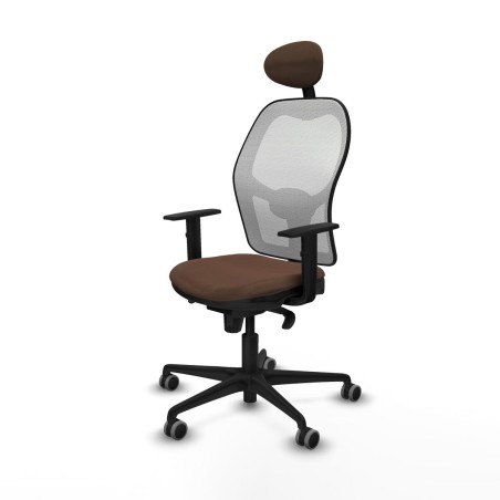 Sedia Ufficio con Poggiatesta Jorquera Piqueras y Crespo 1D036G1 Bianc