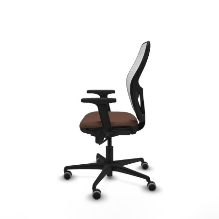 Sedia da Ufficio Piqueras y Crespo 2D036G0 Bianco Marrone scuro