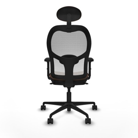 Bürostuhl mit Kopfstütze Piqueras y Crespo 2D036N1 Weiß Dunkelbraun