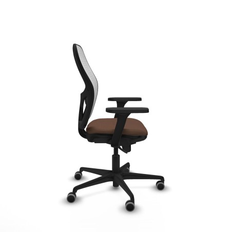Sedia da Ufficio Piqueras y Crespo 3D036G0 Bianco Marrone scuro