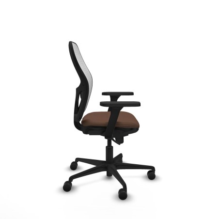 Sedia da Ufficio Piqueras y Crespo 3D036N0 Bianco Marrone scuro
