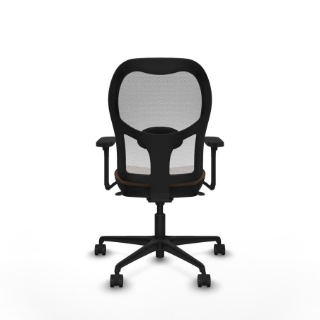 Sedia da Ufficio Piqueras y Crespo 3D036N0 Bianco Marrone scuro