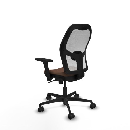 Sedia da Ufficio Piqueras y Crespo 3D036N0 Bianco Marrone scuro